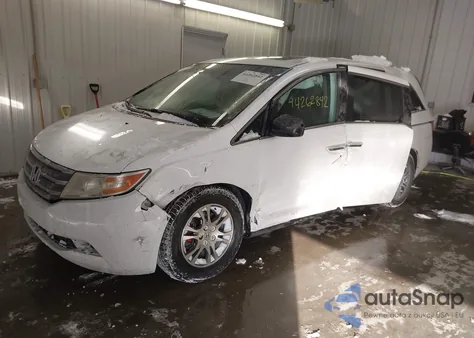 2011 Honda Odyssey Ex-L из США, поврежденный, VIN 5FNRL5H64BB037464